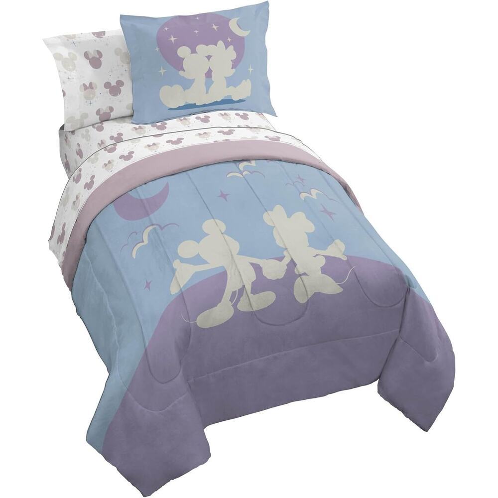 NEW Disney Mickey & Minnie Mouse  7 Pc Full Bedding Set  Franco